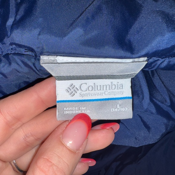 Columbia Kids' Two-Tone Blue Puffer Jacket- Kids 14/16 - Picture 9 of 10